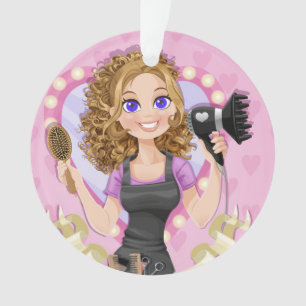 Friseur Stylist - Beautician - Friseur Ornament