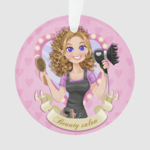 Friseur Stylist - Beautician - Friseur Ornament