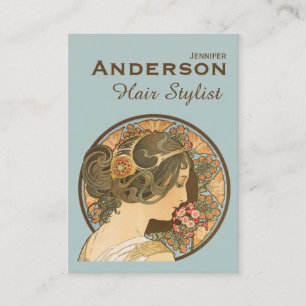 Friseur-Stylist-Blume Beauty CC0644 Visitenkarte