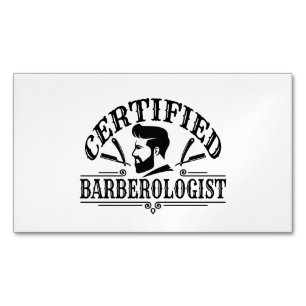 Friseur-Stylist Professioneller Barbier Magnetische Visitenkarte