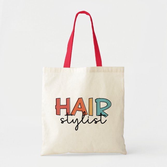 Friseur-Stylist Retro-Friseur-Geschenk Tragetasche (Vorne)