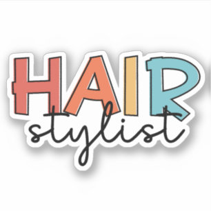 Friseur Stylist Retro Friseur Niedlich Aufkleber