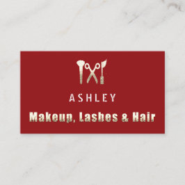 Friseur-Stylist-Salon Makeup Lashes Visitenkarte