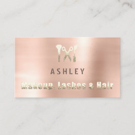 Friseur-Stylistische Salon Makeup Lash Verabredung Visitenkarte