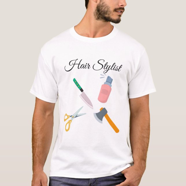 Friseur T-Shirt (Vorderseite)