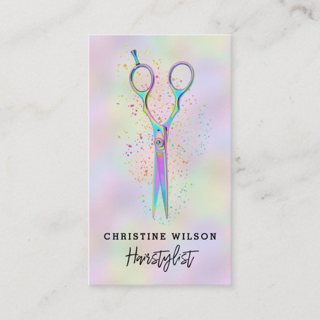 Friseur Visitenkarte (Vorderseite)