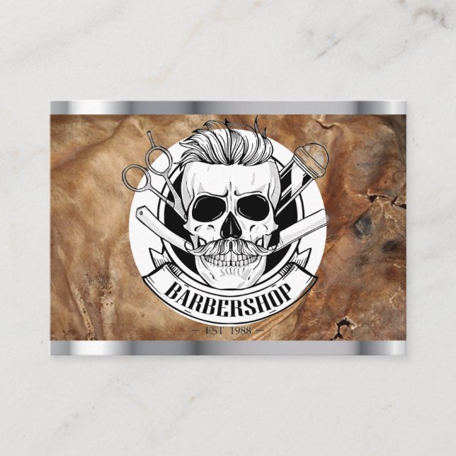 Friseur Visitenkarte (Vorderseite)