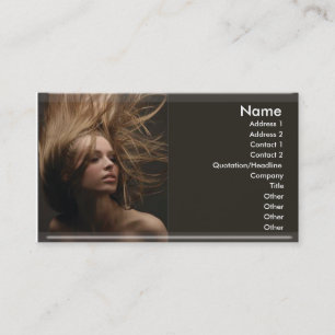 Friseur-Visitenkarte Visitenkarte