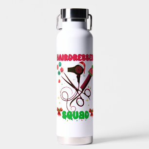 Friseur Weihnachts-Squad Friseur Salon Funny Trinkflasche