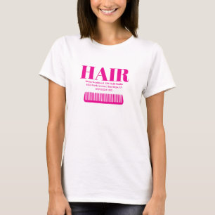 Friseure in Rosa T-Shirt