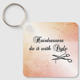 Friseure machen das mit Stil Schlüsselanhänger