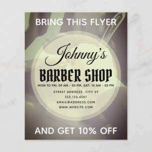 Friseure stylen professionell flyer