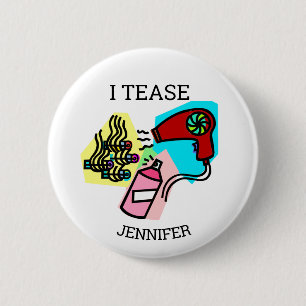 Friseurgeschenke Button