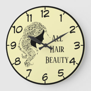 Friseurhaarsalon-Butike Große Wanduhr
