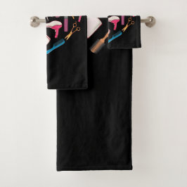 Friseurhandwerkzeug Badhandtuch Set