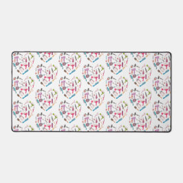 Friseurhandwerkzeug Schreibtischunterlage