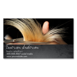 Friseurin/Friseur Magnetische Visitenkarte