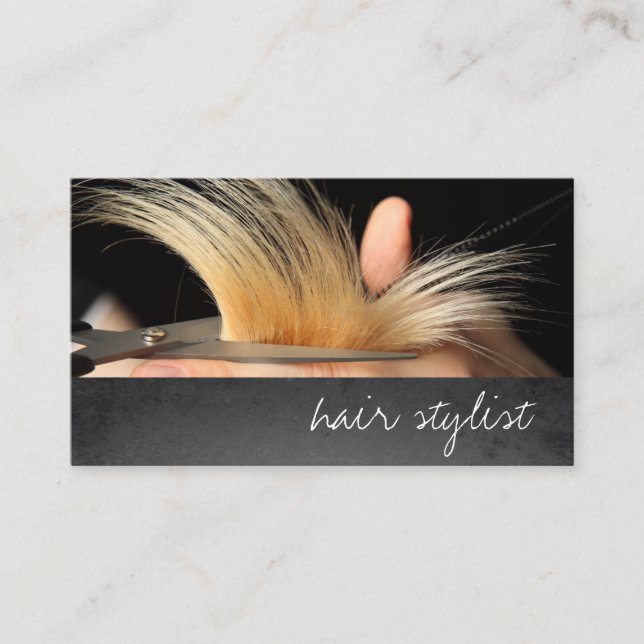 Friseurin/Friseur Visitenkarte (Vorderseite)