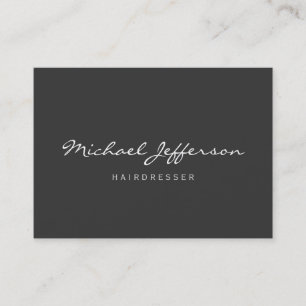 Friseurin für Mollige Professionelle Visitenkarte