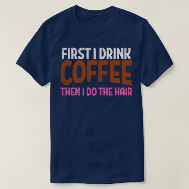Friseurin T-Shirt (Design vorne)