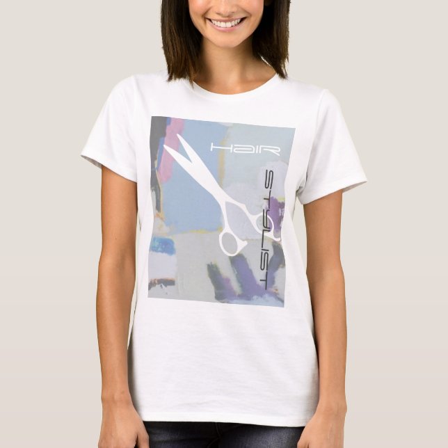 Friseurin T-Shirt (Vorderseite)