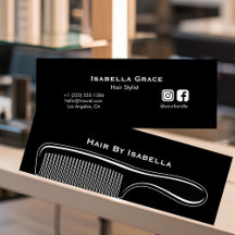 Friseurkamm moderne schwarze Friseursalons-Brandin