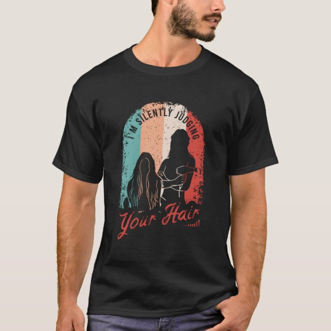 Friseurkostüm für Friseure und Friseure T-Shirt (Vorderseite)