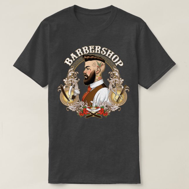 Friseurladen04 T-Shirt (Design vorne)
