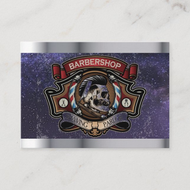 Friseurlogo Visitenkarte (Vorderseite)