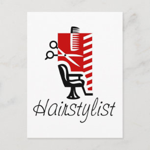 Friseurpost Postkarte