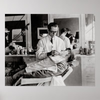 Friseursalon, 1923. Vintages Foto