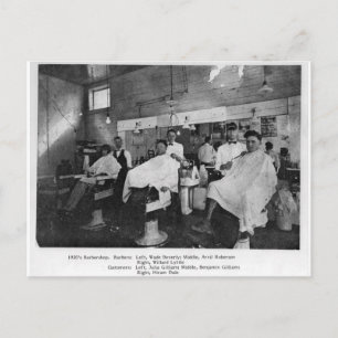 Friseursalon aus den 1920er Jahren--Wise, Virginia Postkarte