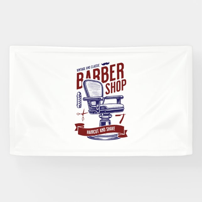 Friseursalon Banner (Horizontal)