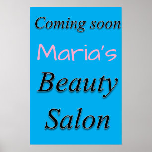 Friseursalon-Barbershop-Plakate Beauty Salon Comin Poster