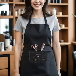 Friseursalon Fake Stitched Pocket Comb & Scheren Schürze