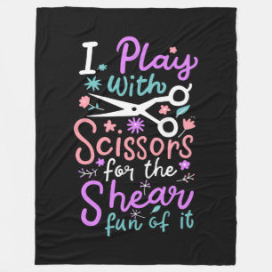 Friseursalon Fleecedecke