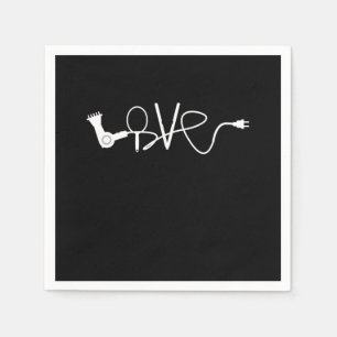 Friseursalon Friseur Zölle Haarstylist Geschenk Serviette
