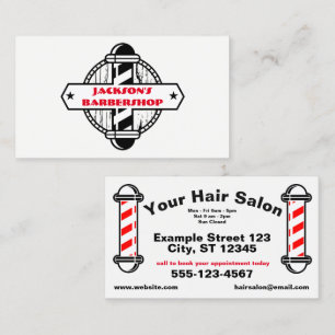 Friseursalon Friseurhairstylist- Visitenkarte
