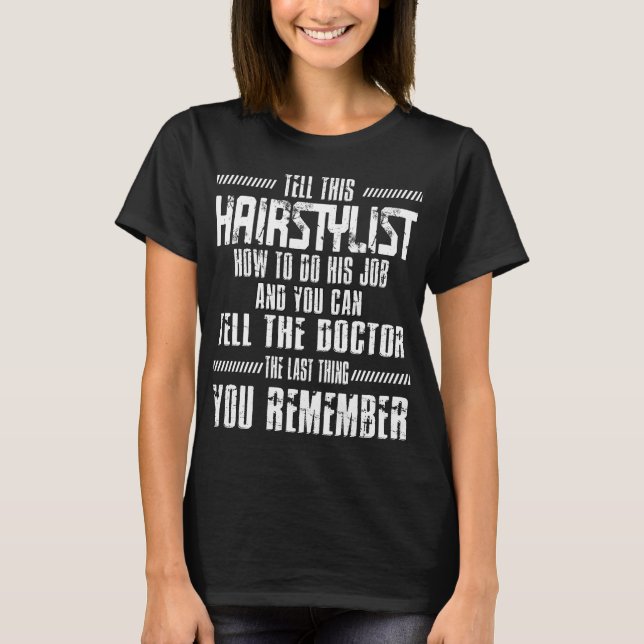 Friseursalon Friseursalon T-Shirt (Vorderseite)