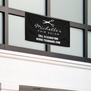 Friseursalon für Außenwerbung Banner