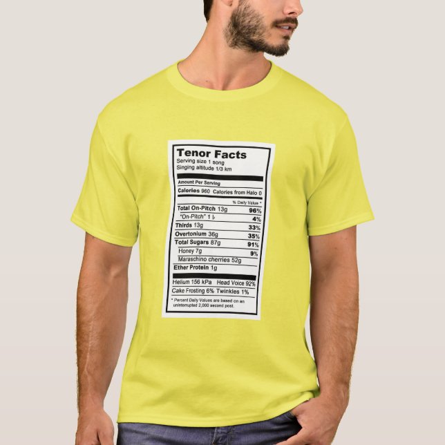 Friseursalon-Inhalts-Ernährungsaufkleber T-Shirt (Vorderseite)