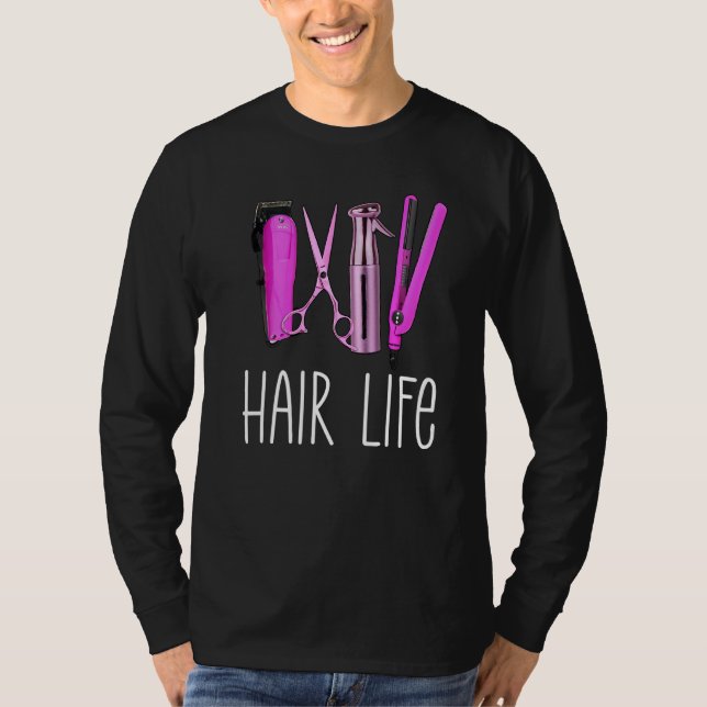 Friseursalon Job Schere Shears Life Sc T-Shirt (Vorderseite)