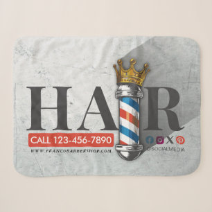 Friseursalon King Crown Barber Pole Hair Salon Sherpadecke