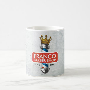 Friseursalon King Crown Barber Pole Kaffeetasse