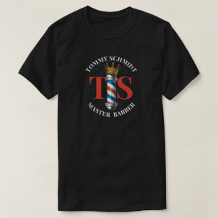 Friseursalon King Crown Barber Pole T-Shirt