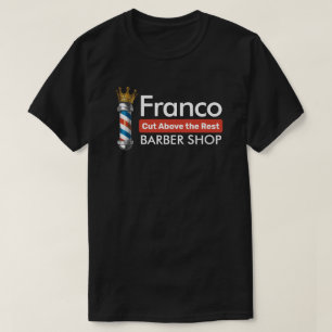 Friseursalon King Crown Barber Pole T-Shirt