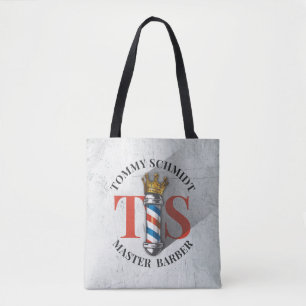 Friseursalon King Crown Barber Pole Tasche