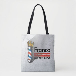 Friseursalon King Crown Barber Pole Tasche