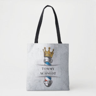 Friseursalon King Crown Barber Pole Tasche