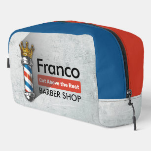 Friseursalon King Crown Barber Pole Waschbeutel